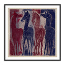 Cobalt Blood by Pepi Sprohge - 24X24 Black Maple