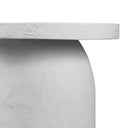 Verano Outdoor End Table - Plaster Molded Concrete