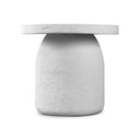 Verano Outdoor End Table - Plaster Molded Concrete