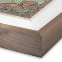 Luxe Artistry No Return by Pepi Sprohge - 24X24 Rustic Walnut