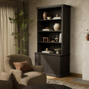 Aveline Dumont Bookcase - Smoked Black