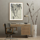 Aurelia Rubbings 5 by Fox Studios - 30X40 White Oak