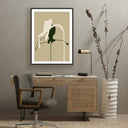 Celeste Stems 4 by Fox Studios - 30X40 Black Maple