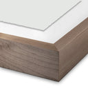 Elysian Monoprint 2 by Fox Studios - 24X32 Rustic Walnut Floater