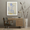 Creative Rubbings 1 by Fox Studios - 30X40 Grey Acrylic Shadow Box