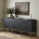 Vesper Fiona Sideboard - Black Raffia