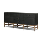 Vesper Fiona Sideboard - Black Raffia