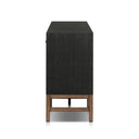 Vesper Fiona Sideboard - Black Raffia