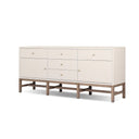 Veridian Fiona Sideboard - Ivory Painted Raffia