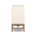 Veridian Fiona Sideboard - Ivory Painted Raffia