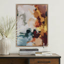 Aurelia Ember by Patricia Vargas - 30X40 Rustic Walnut Floater