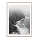 Verve Art EscapeBig Sur Ca by Wesley and Emma Teague - 18X24 Rustic Walnut