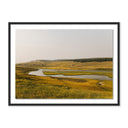 Where The Buffalo Roam by Wesley and Emma Teague - 32X24 Black Maple