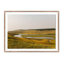 Where The Buffalo Roam by Wesley and Emma Teague - 32X24 Rustic Walnut