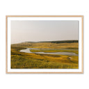 Where The Buffalo Roam by Wesley and Emma Teague - 40X30 White Oak