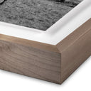 Aetheria Highlander Elk Ca by Wesley and Emma Teague - 24X24 Rustic Walnut Framed Paper