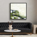Aurelian Envision Green by Melanie Biehle - 40X40 Black Maple Floater