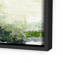 Aurelian Envision Green by Melanie Biehle - 32X32 Black Maple Floater