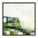 Aurelian Envision Green by Melanie Biehle - 48X48 Black Maple Floater