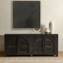 Serene by Chance by Karen Covey - 40X40 Rustic Walnut Floater