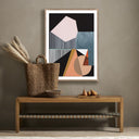 Aether Meta Stable by Alyson Khan - 30X40 Rustic Walnut