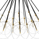 Celestial Cloud Chandelier - Burnished Brass