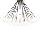 Celestial Cloud Chandelier - Burnished Brass