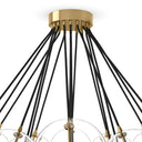 Celestial Cloud Chandelier - Burnished Brass