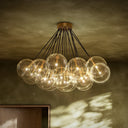 Luxe Cloud Chandelier - Burnished Brass