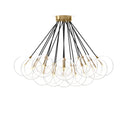 Luxe Cloud Chandelier - Burnished Brass