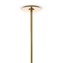 Aether Chandelier - Burnished Brass Opal Matte Glass