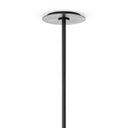 Aether Chandelier - Black Gunmetal Opal Matte Glass