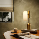 Luxe Odyssey Table Lamp - Burnished Brass