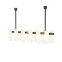 Elegant Odyssey Linear Md Chandelier - Black Gunmetal