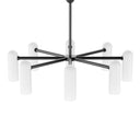 Luxe Odyssey Round Md Chandelier - Black Gunmetal