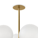 Elegant Zodiac Chandelier - Burnished Brass