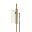 Sleek Odyssey 1 Floor Lamp - Burnished Brass