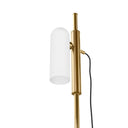 Sleek Odyssey 1 Floor Lamp - Burnished Brass