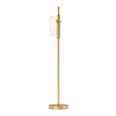 Sleek Odyssey 1 Floor Lamp - Burnished Brass