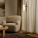 Sleek Odyssey 1 Floor Lamp - Black Gunmetal