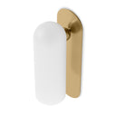 Verity Odyssey Sconce - Large Burnished Brass Opal Matte Glass