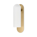 Verity Odyssey Sconce - Large Burnished Brass Opal Matte Glass