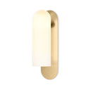 Verity Odyssey Sconce - Large Burnished Brass Opal Matte Glass