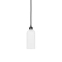 Luxe Odyssey Single Pendant - Medium Black Gunmetal