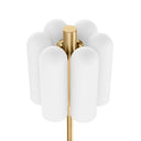 Sophisticated Odyssey 6 Floor Lamp - Burnished Brass