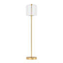 Sophisticated Odyssey 6 Floor Lamp - Burnished Brass