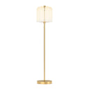 Sophisticated Odyssey 6 Floor Lamp - Burnished Brass