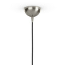 Verity Glass Globe Pendant - 775X775 Polished Nickel Clear Glass