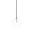 Glass Globe Pendant - 775X775 Polished Nickel Clear Glass