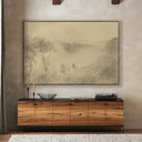 Aurelia Along Side You by Aileen Fitzgerald - 72X48 Rustic Walnut